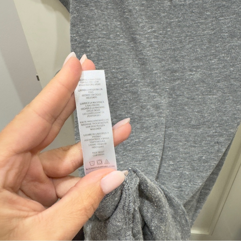 Alternative Gray T-Shirt Dress Size Small Women’s - Picture 6 of 6